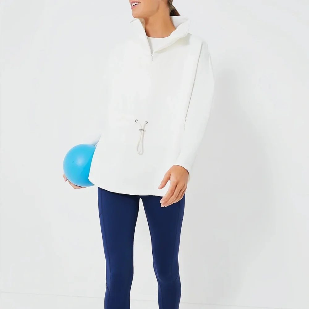 TNUCK SPORT
White Cinched Natalie Quarter Zip - Picture 1 of 11